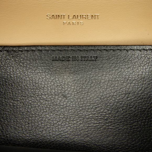 Pre-Loved Saint Laurent Monogram Raffia Uptown Wallet on Chain - Picture 8 of 12